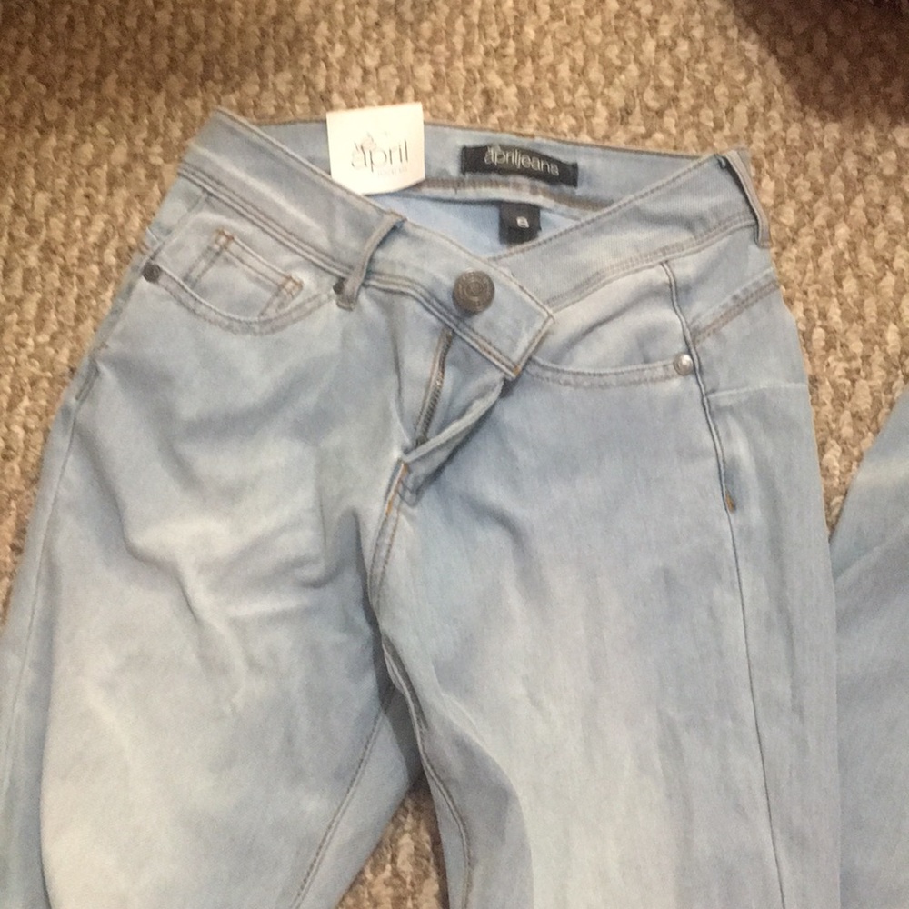 April light wash jeans
